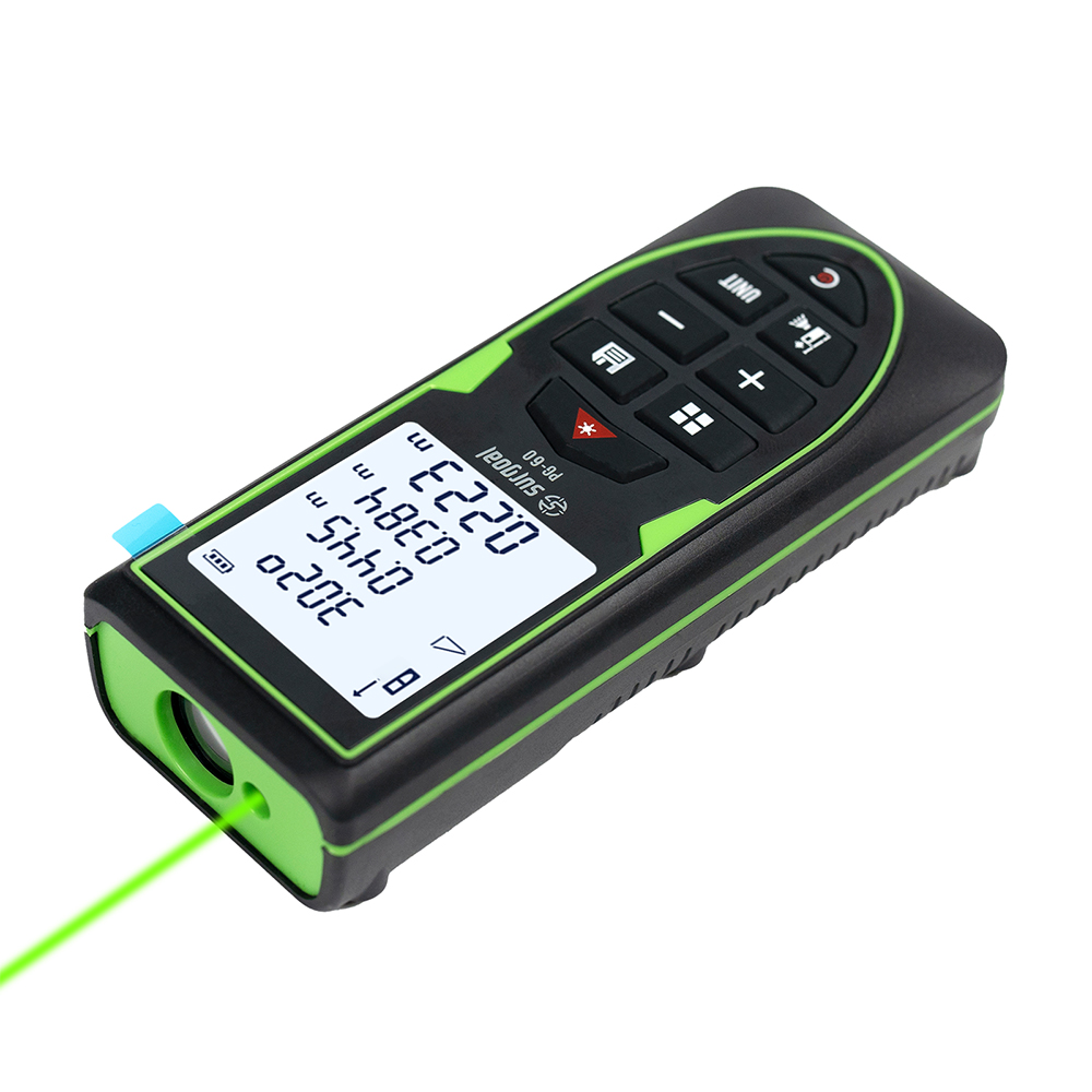 Industrial Laser Training - Pengukur Jarak Laser Hijau 120m, Dapat