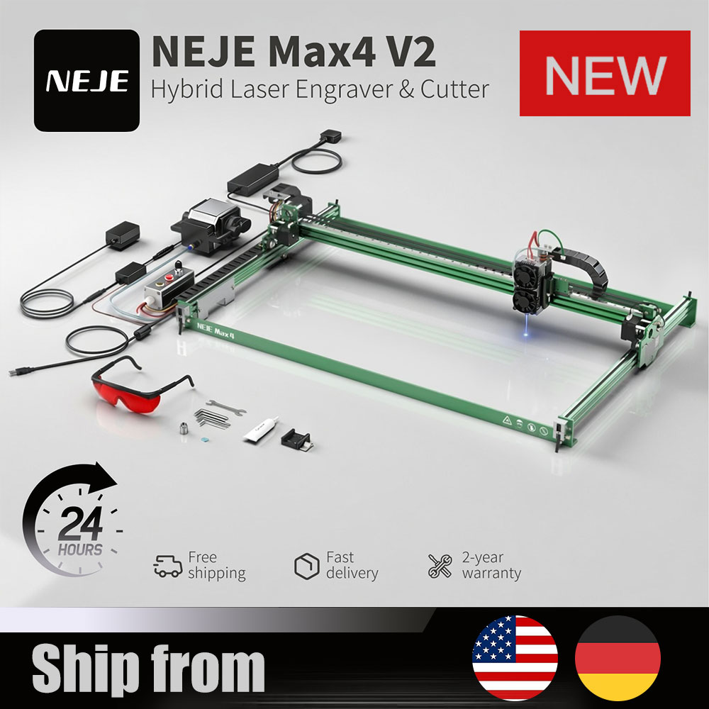 Industrial Grade Laser Engraver - NEJE Max4 V2 E80 80W Mesin