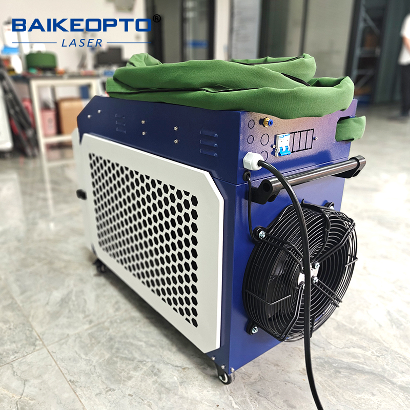 Industrial Laser Rust Removal Machine - Mesin pembersih laser serat 1500W, penghilang
