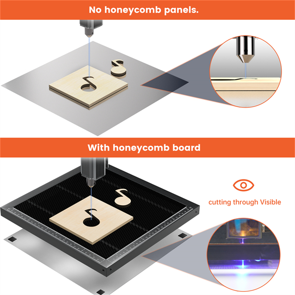 Meja Kerja Laser Panel Sarang  - Industrial Laser Cutting Machine ulasan dan harga