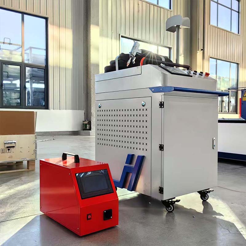 Mesin Las Serat Portabel 3000W - Industrial Laser Welding Machine ulasan dan harga