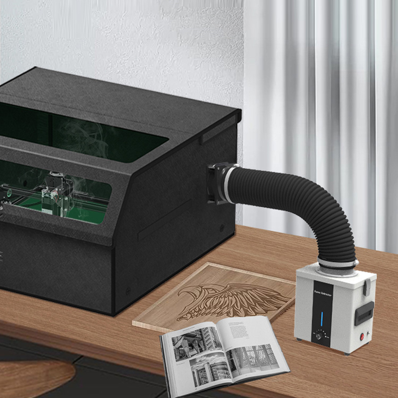 Pembersih Asap Laser Ekstrakto - Fume Extractor Laser ulasan dan harga