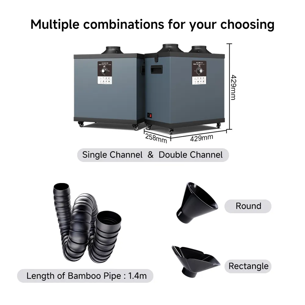KNOKOO saringan Laser asap dan - Fume Extractor Laser ulasan dan harga