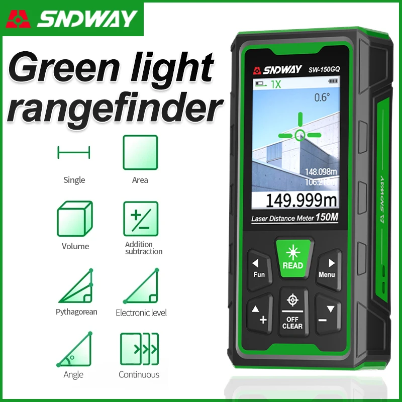 Pengukur Jarak Laser Hijau Dig - Industrial Laser Training ulasan dan harga