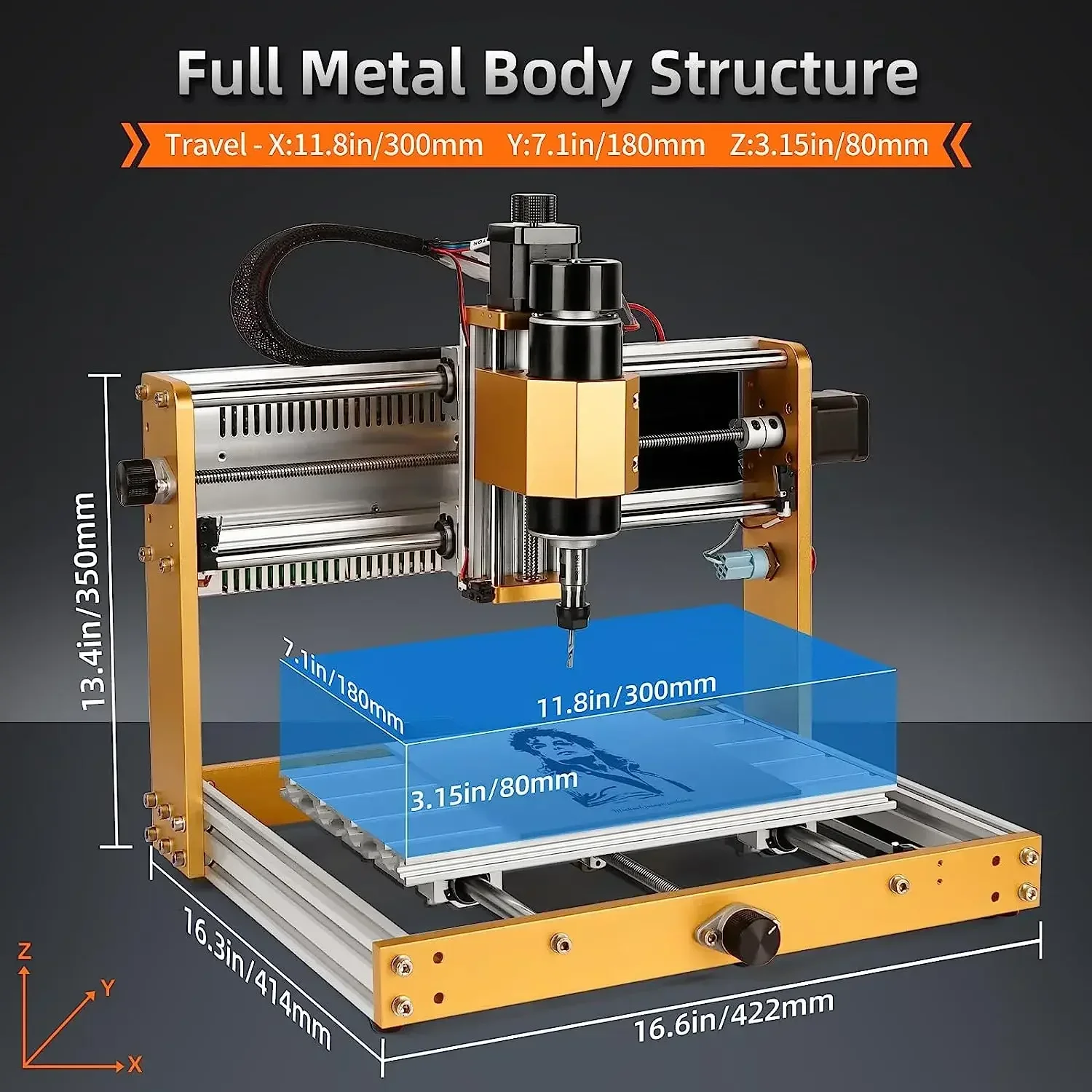Mesin Ukir Industri Kecil 3D F - Industrial Laser Engraver For Wood ulasan dan harga