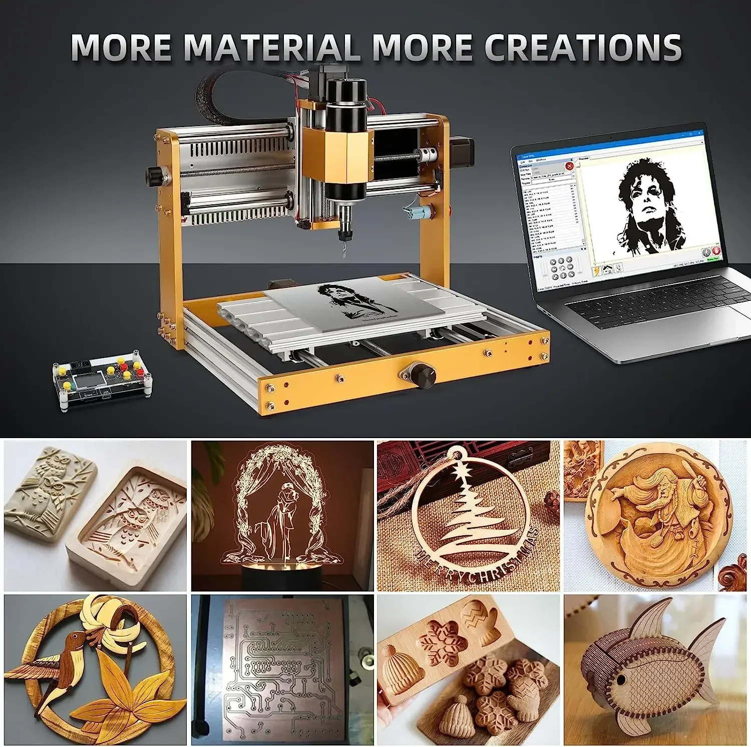 Mesin Ukir Industri Kecil 3D F - Industrial Laser Engraver For Wood ulasan dan harga