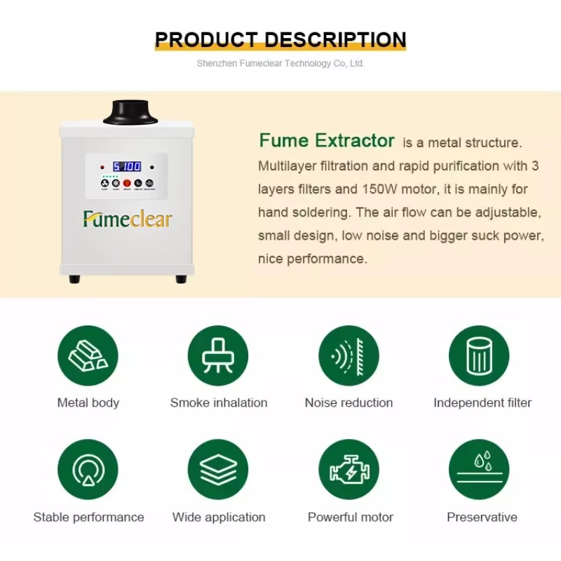 Fumeclear FC-150 Penghisap Asa - Fume Extractor Laser ulasan dan harga