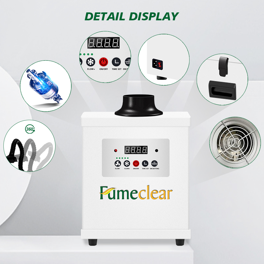 Fumeclear FC-150 Penghisap Asa - Fume Extractor Laser ulasan dan harga