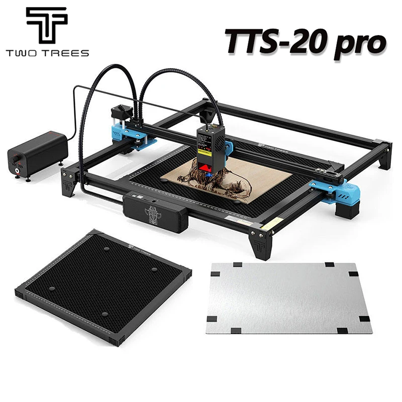 Twotrees TTS-20 Pro 20W Mesin  - Industrial Grade Laser Engraver ulasan dan harga