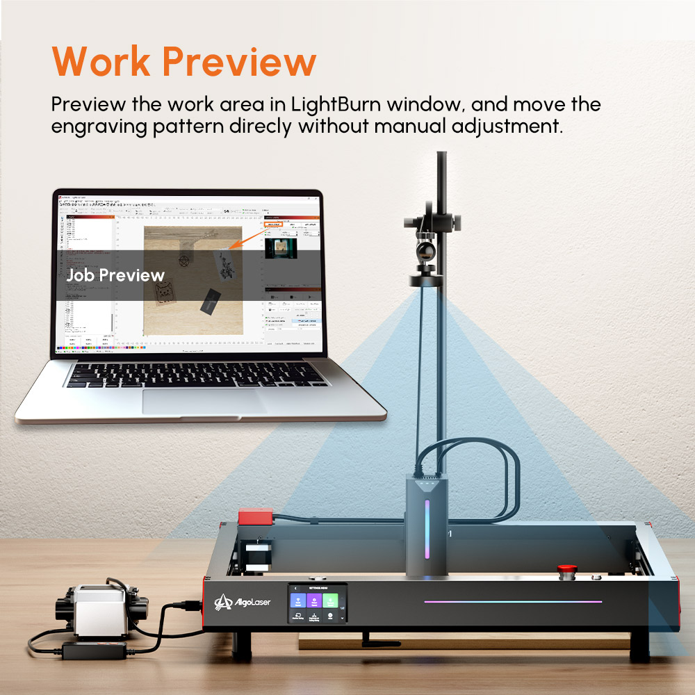 Kit Kamera AlgoLaser Lightburn - Industrial Laser Sensor ulasan dan harga
