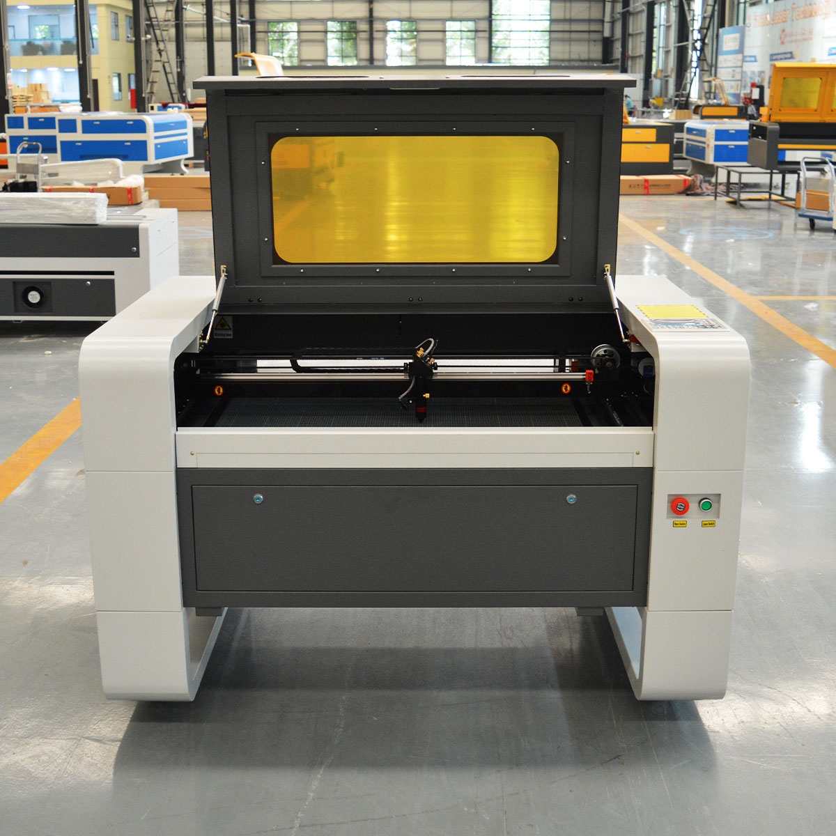 Mesin Pemotong Laser Industri  - Industrial Laser Engraver For Wood ulasan dan harga