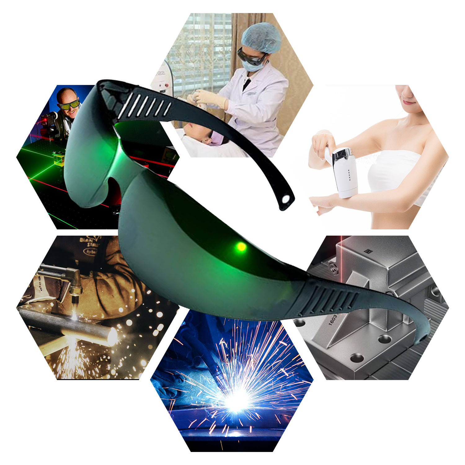 Kacamata timbal radiasi kacama - Laser Safety Goggles ulasan dan harga